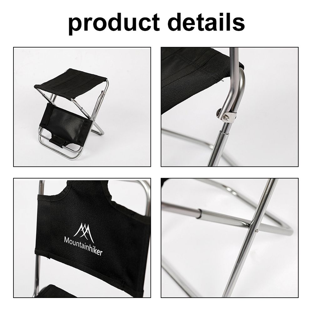 Outdoor Camping Fishing Sketching Chair Foldable Aluminum