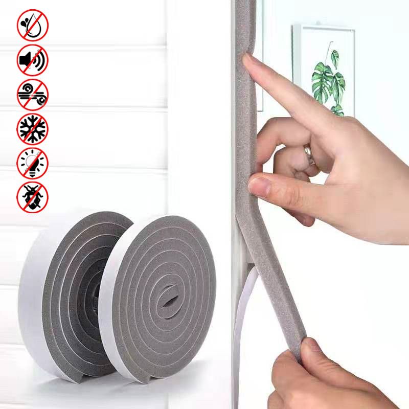 2M4M Self-Adhesive Sponge Foam Insulation Tape Door Window