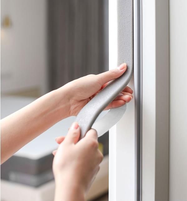 2M4M Self-Adhesive Sponge Foam Insulation Tape Door Window