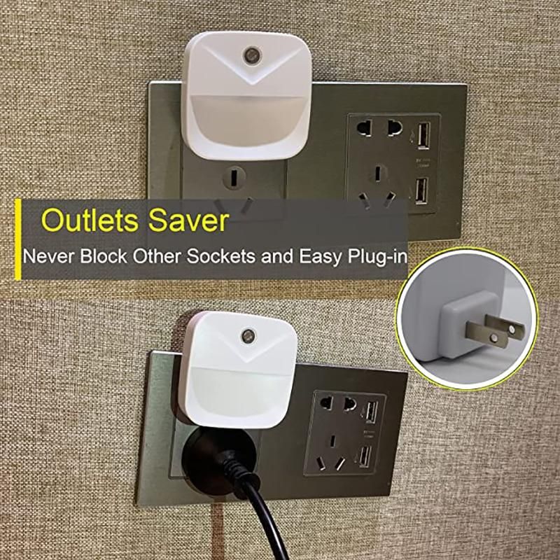 Wireless Light control Sensor LED Night Light EU US Plug Dusk-to-Dawn Night Lights For Baby Kids Bedside Bedroom Corridor Lamp