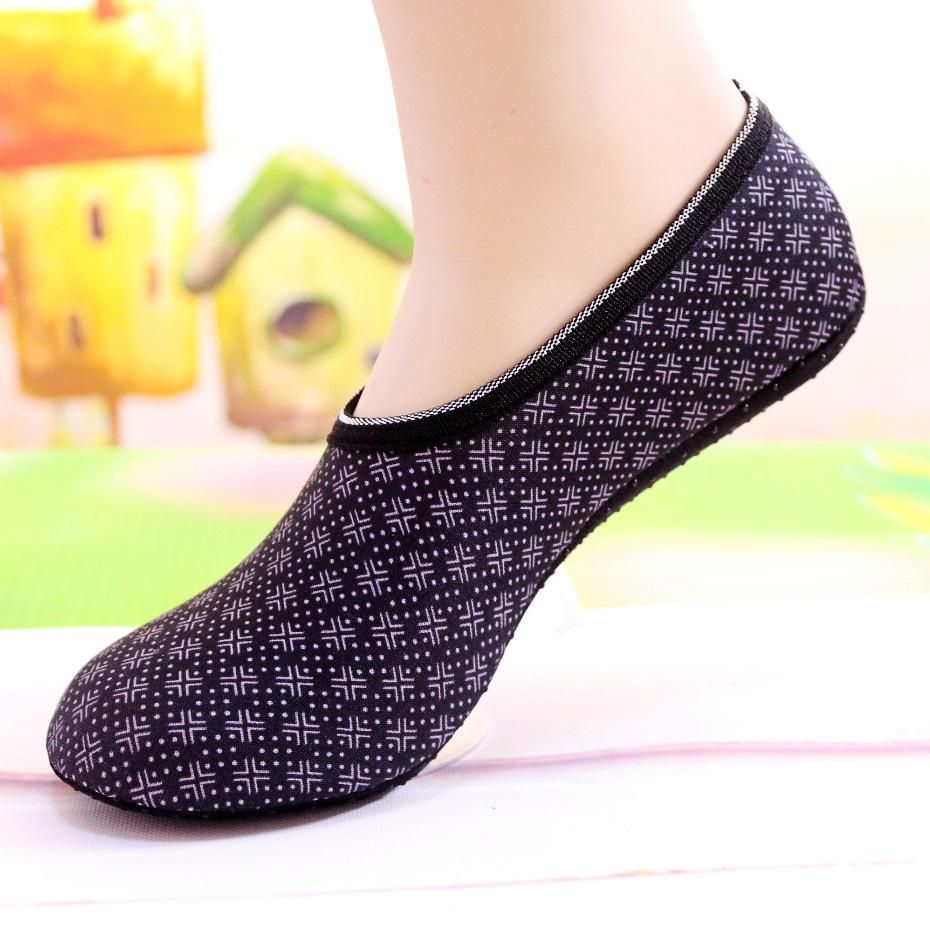 Women Men Winter Bed Socks Warm Thicken Home Fashion Pure Color Non Slip Short Socks Elastic Floor Slipper Polyester Socks