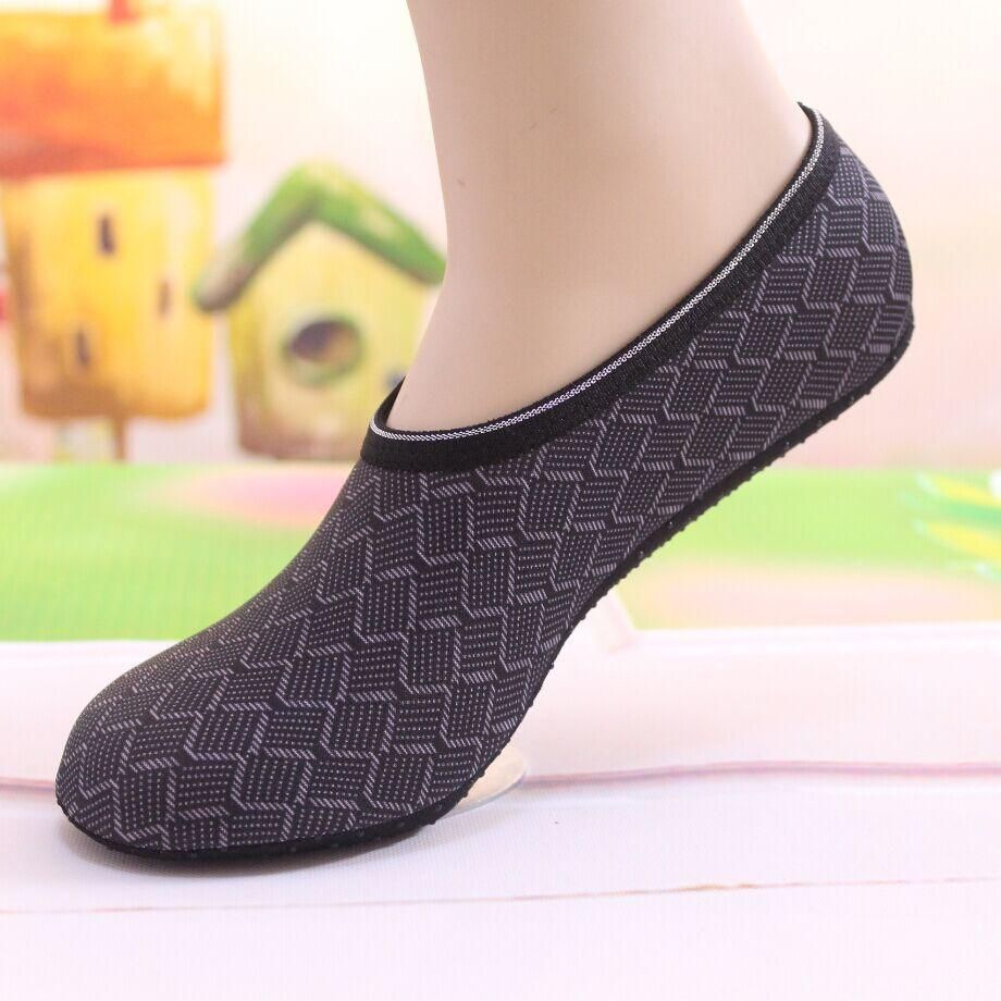 Women Men Winter Bed Socks Warm Thicken Home Fashion Pure Color Non Slip Short Socks Elastic Floor Slipper Polyester Socks