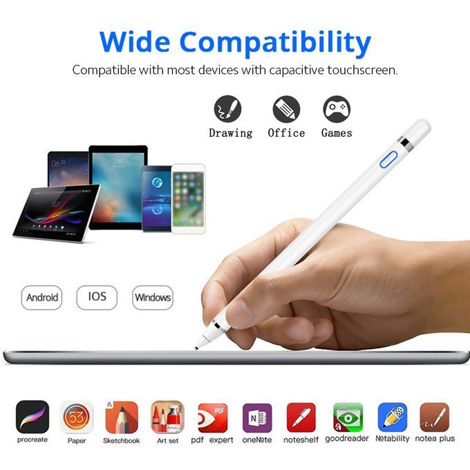 Universal Stylus Pen Elastic Pure Copper Tip Auto Off