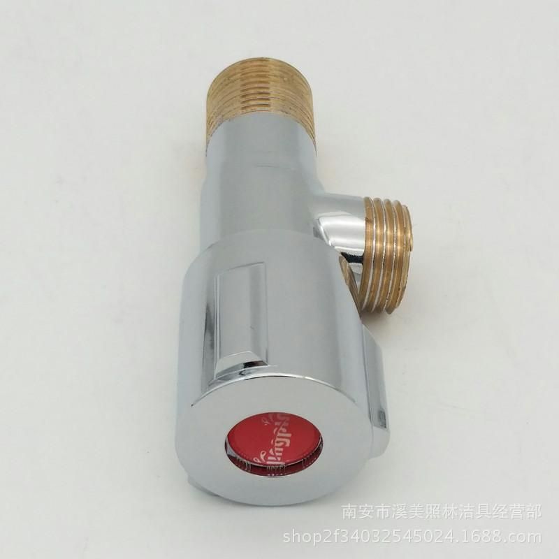 15mm Interface Triangular Valve Water Toilet Copper Core Angle Valve N1.