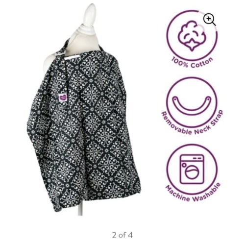 Baby Nursing Cover - Black & White
