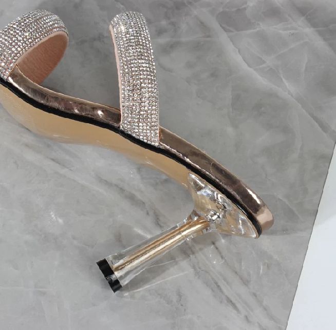 Ladies Dazzling Rhinestone Mule.