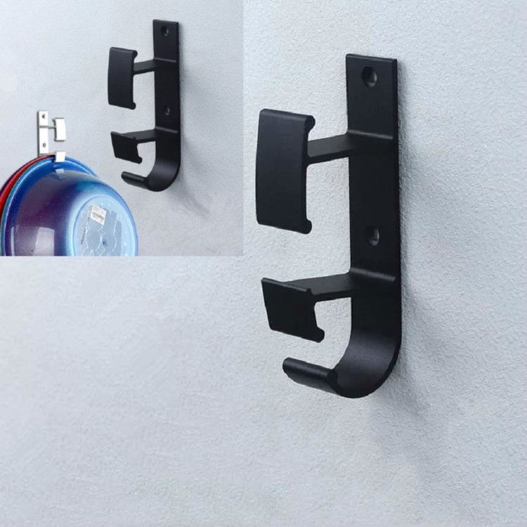 5 PCS Washbasin Hook, Color:Black Sand (Double-sided Tape)