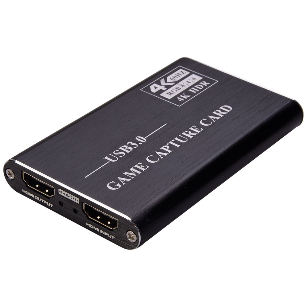 NK-S41 USB 3.0 To HDMI 4K HD Video Capture Card Device (Black)