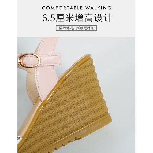 Ladies Breathable High Heels-Pink