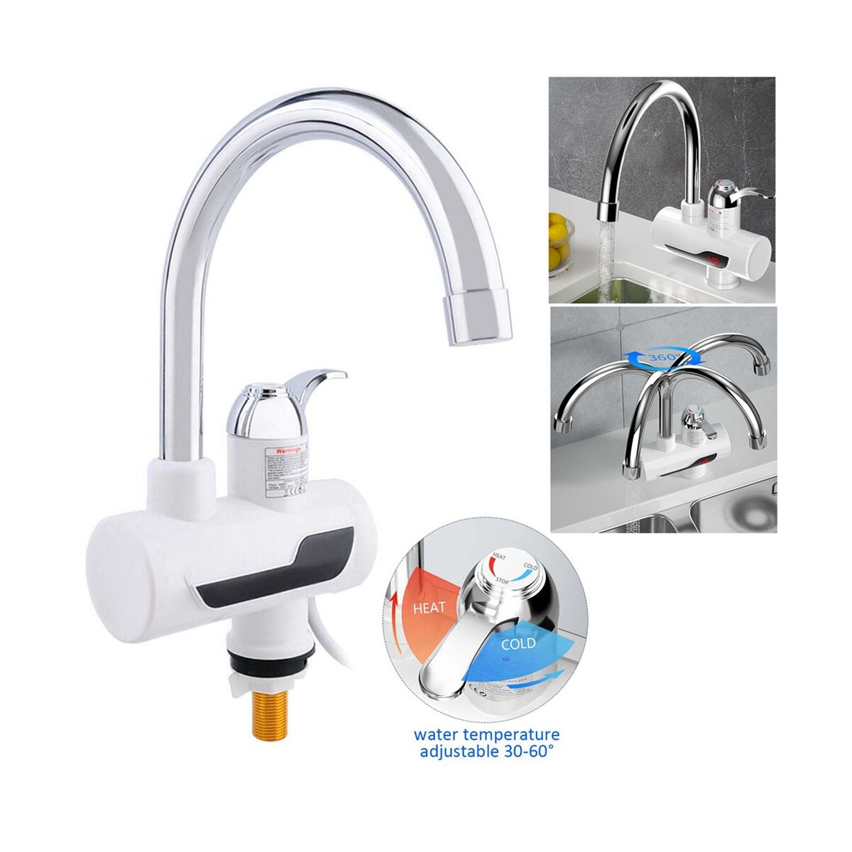 Instant Water Heater Electric Kitchen Hot Water Faucet
