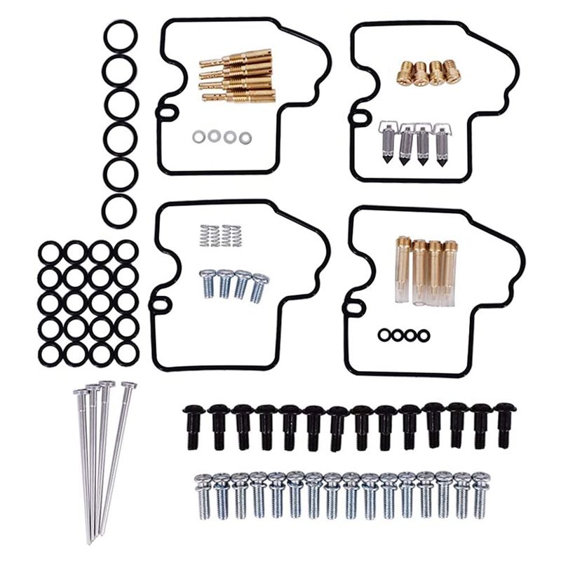 Carburetor Repair Rebuild Kit Gaskets Jets Fits Fo