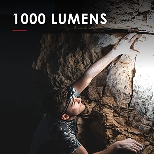 NEBO Transcend 1000Lumen Headlamp Flashlight 5 Mode Recharge