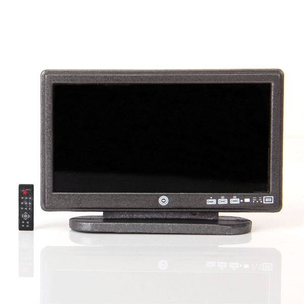 112 Dollhouse Miniature Wide Screen Television Flat-Panel