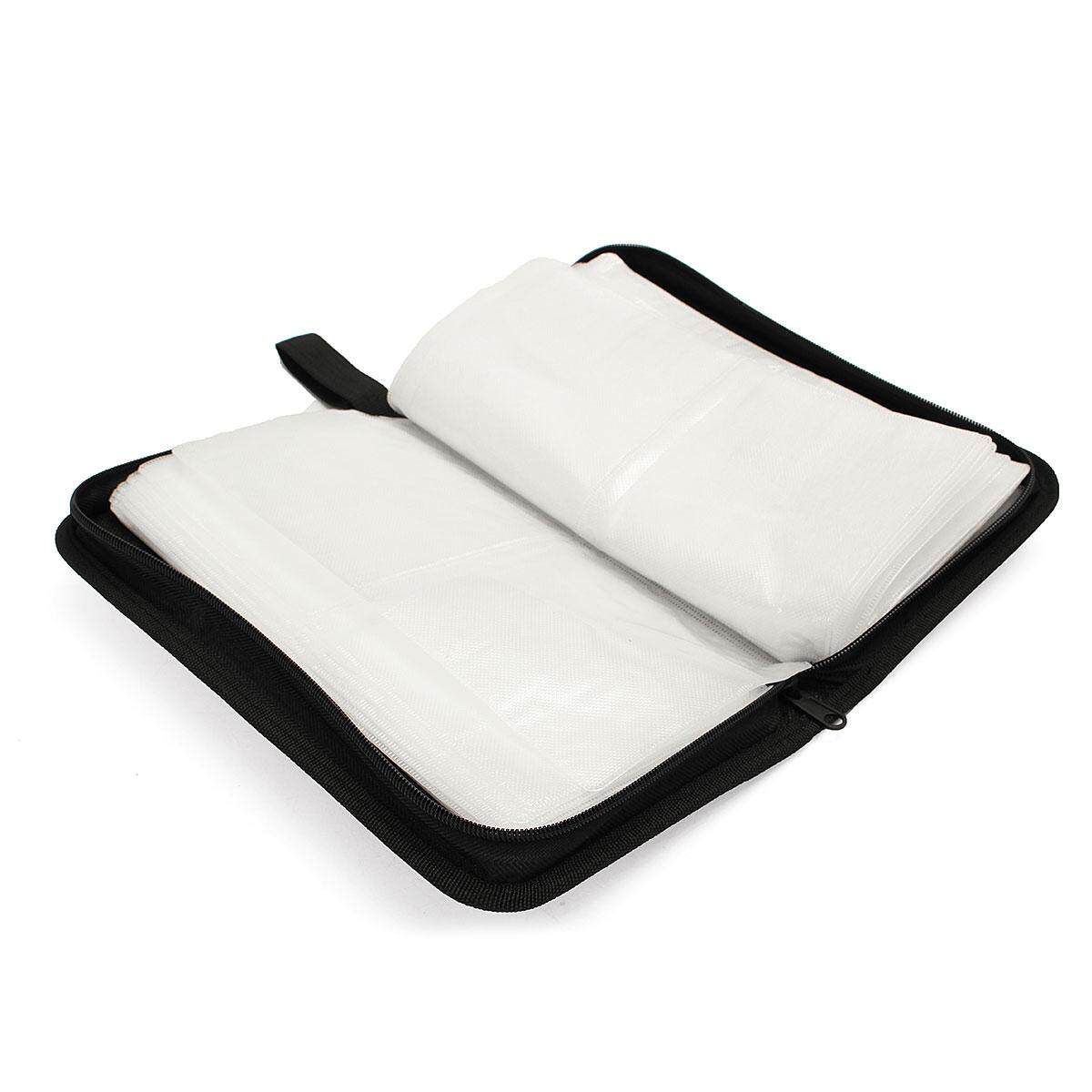 CD VCD DVD 80 Discs Storage Holder Cover Carry Case Bag Orananizer Red Gules