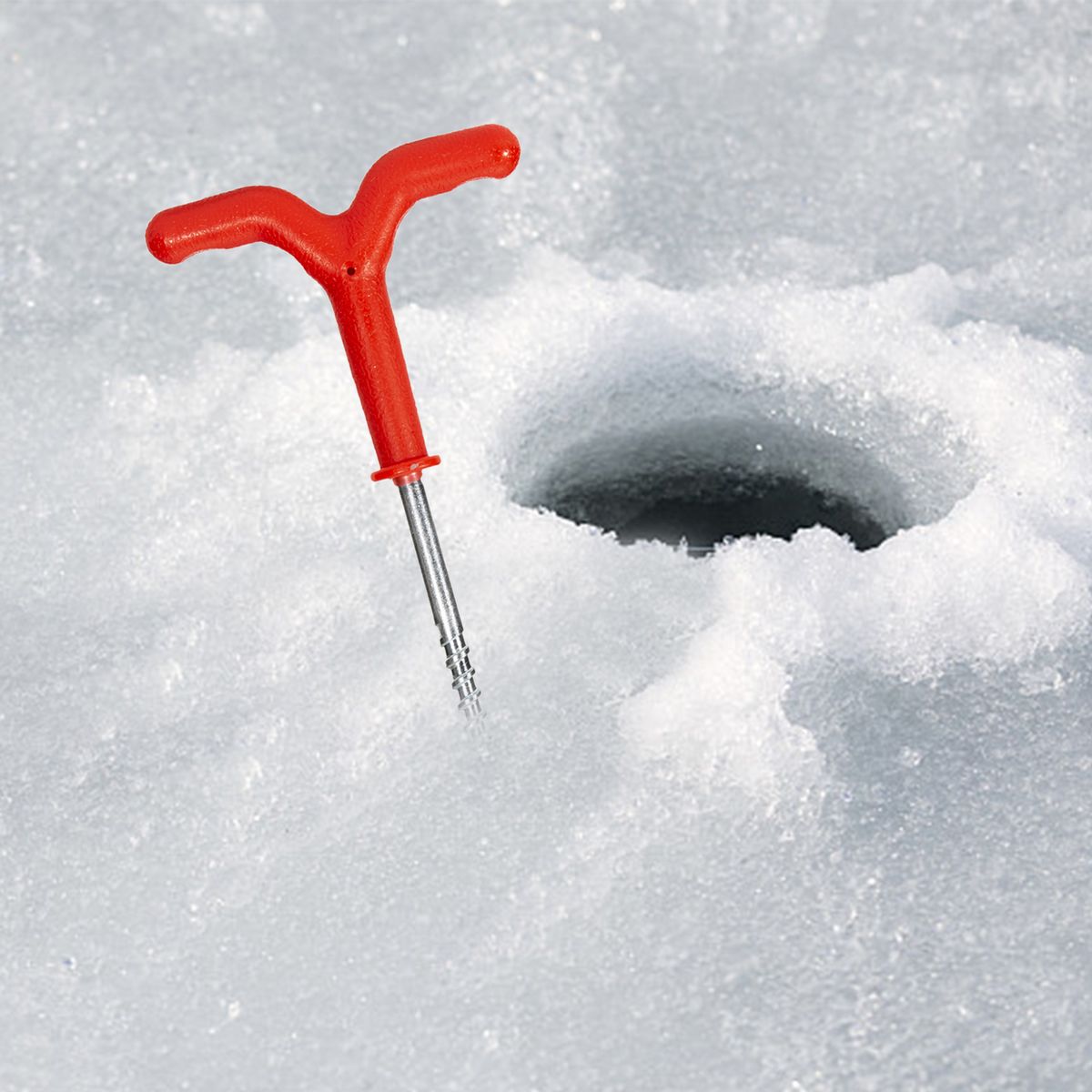 2 Pack Ice Fishing Rod Holder Fishing Ground Support Stand