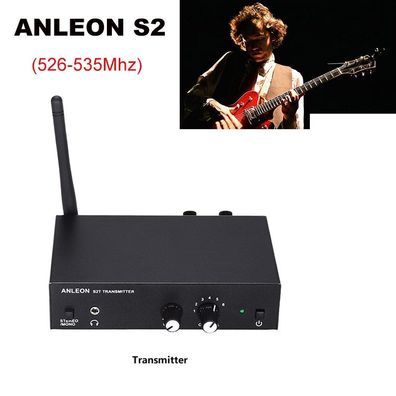S2 Wireless In-ear Monitor Transmitter UHF Stereo IEM System Stage Monitoring