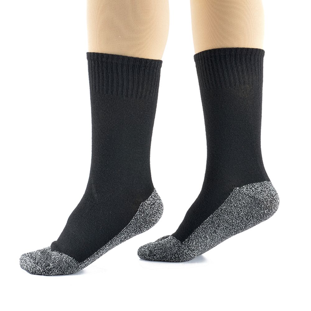 1 Pair Of Compression Socks Aluminized Fiber Warm Socks
