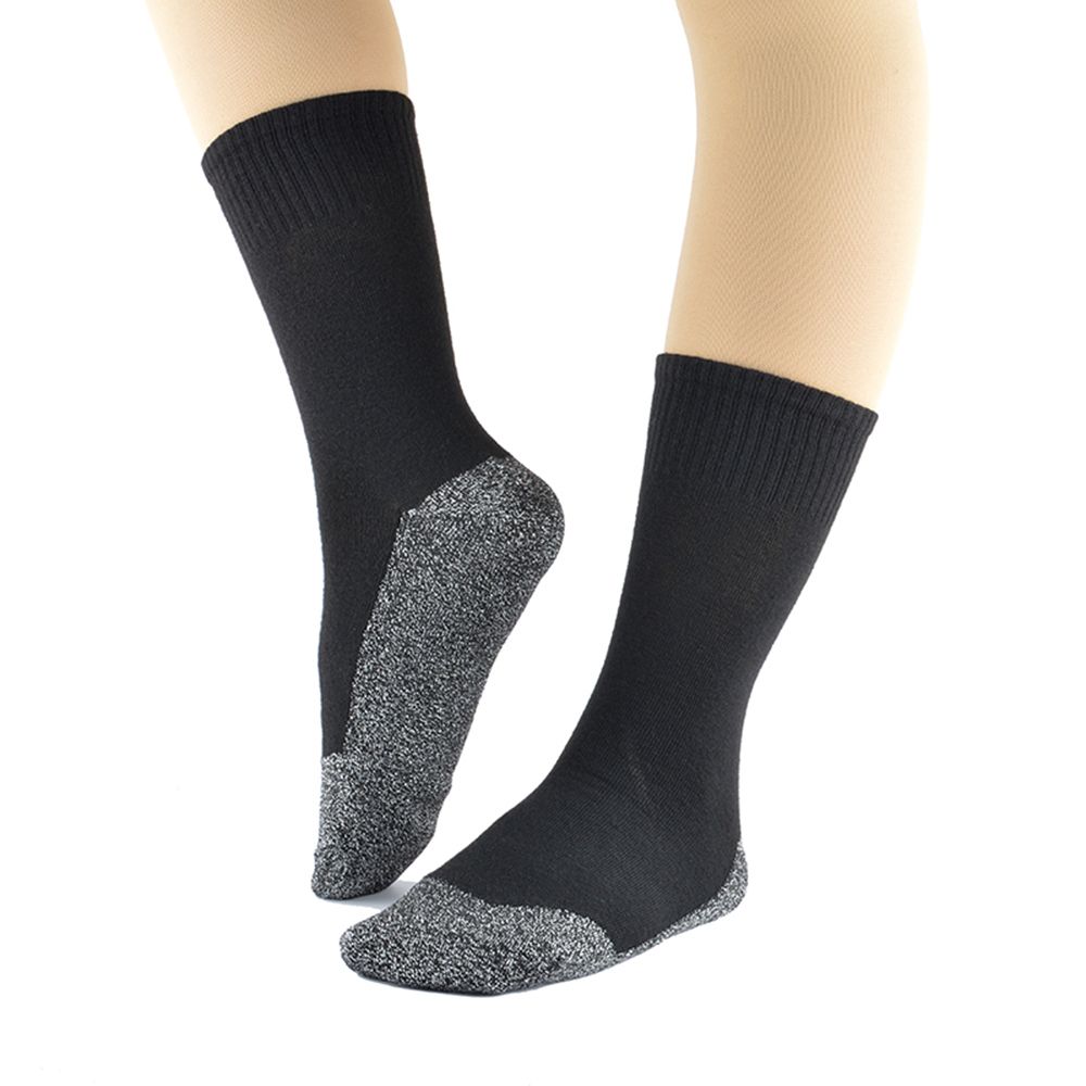 1 Pair Of Compression Socks Aluminized Fiber Warm Socks