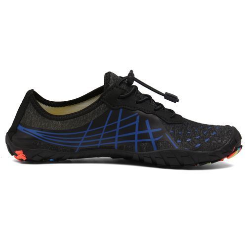 Big Size Mens Water Shoes Beach Diving Climbing Shoes-Black
