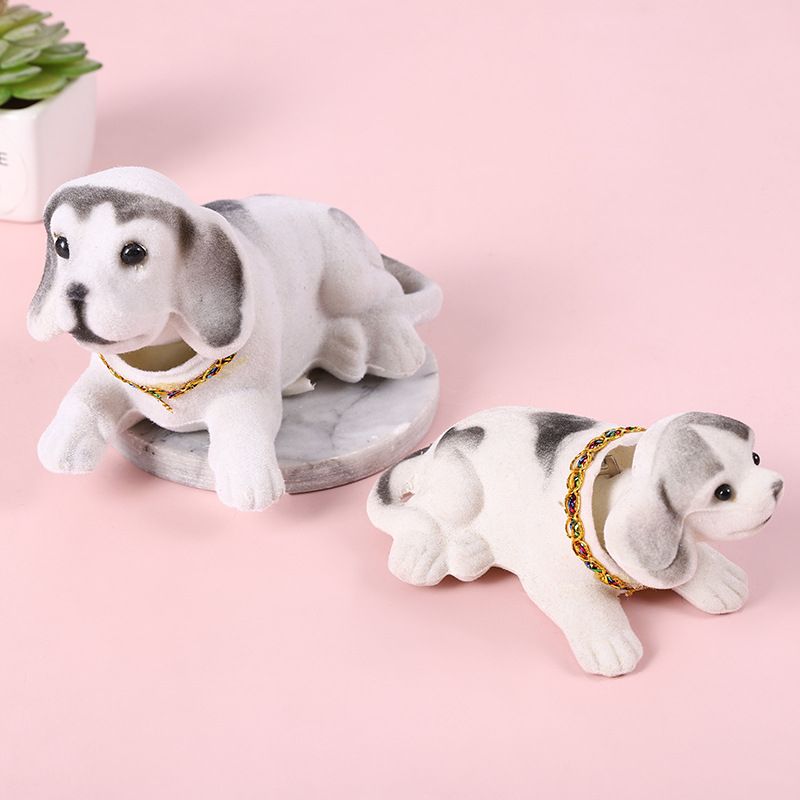 Car Ornaments Shaking Head Dog Doll Car Dashboard Toys Cute