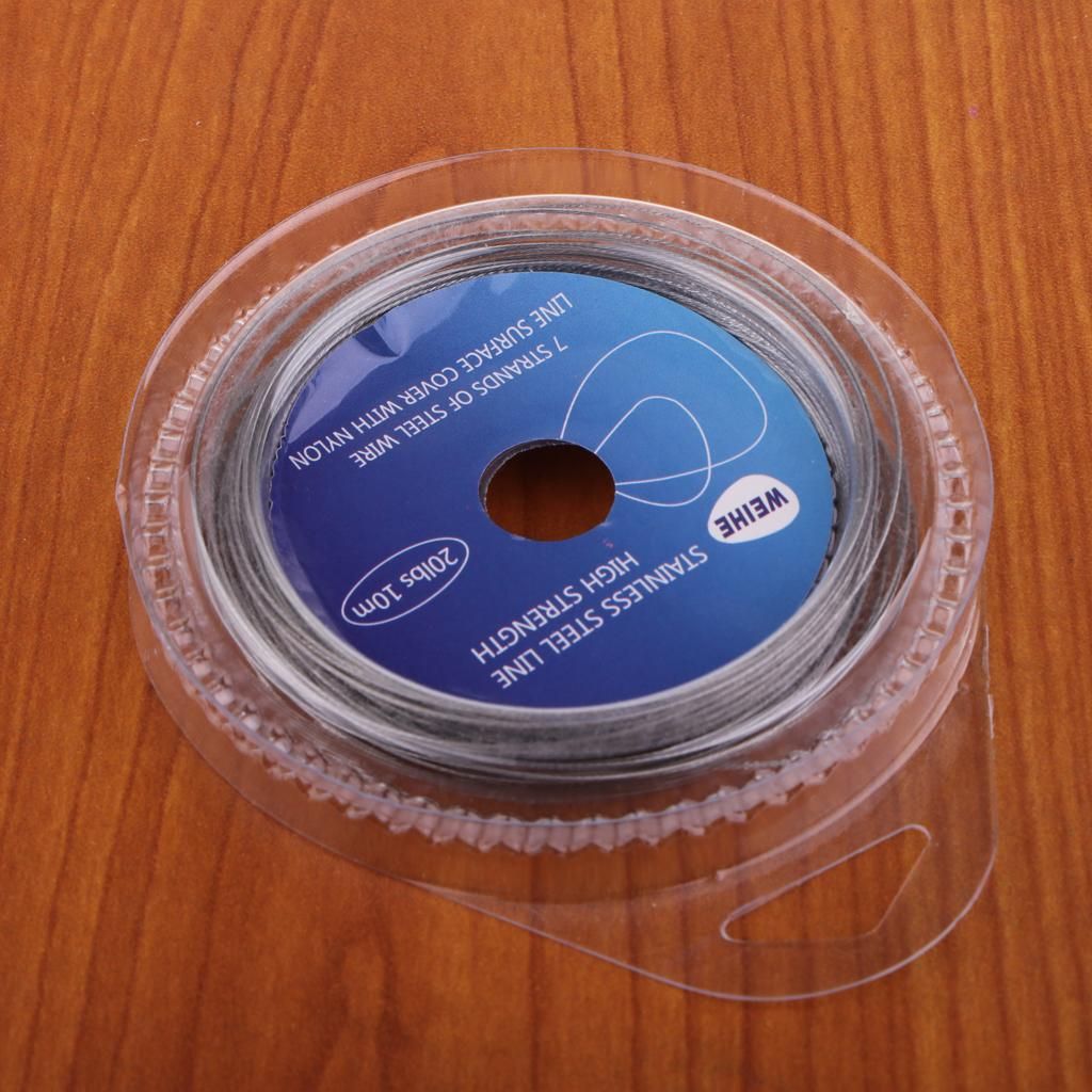 10m Jigging Wire     Wire Stainless Steel Leader