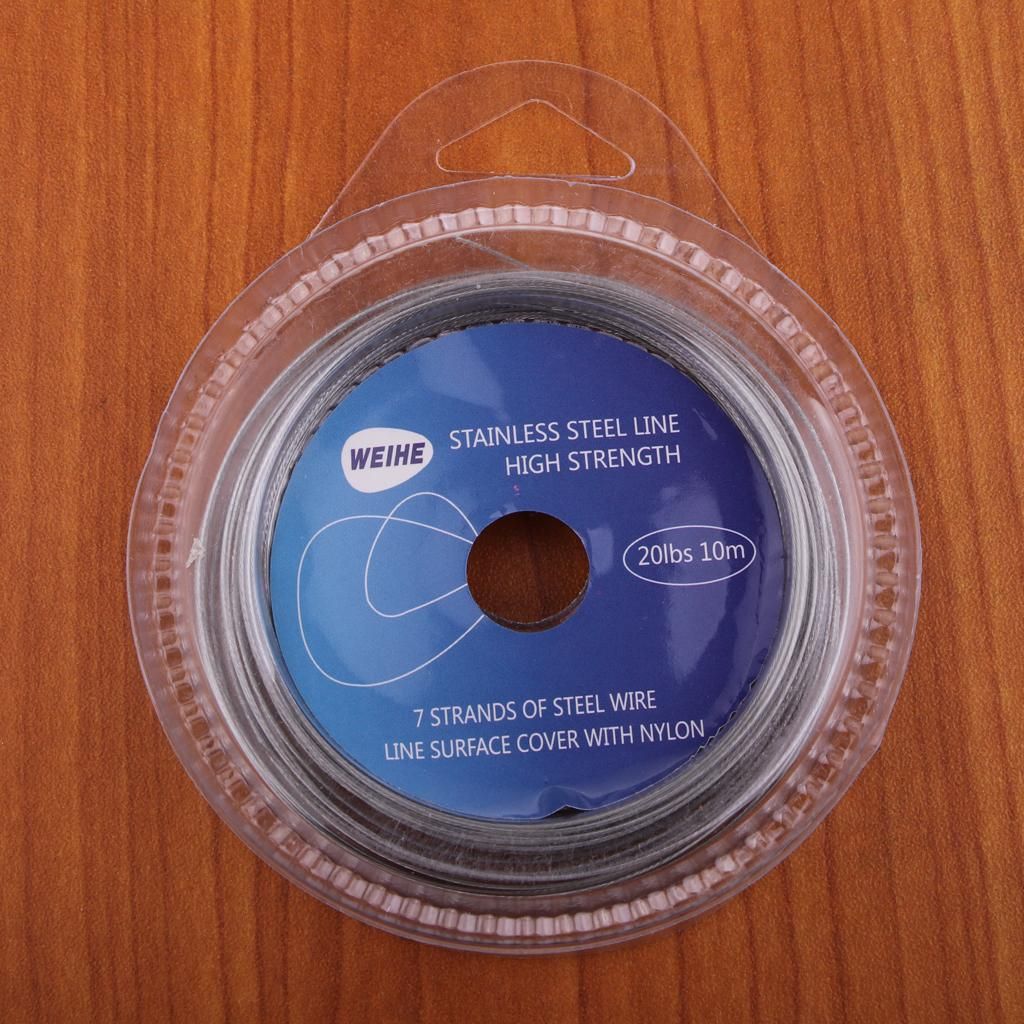 10m Jigging Wire     Wire Stainless Steel Leader