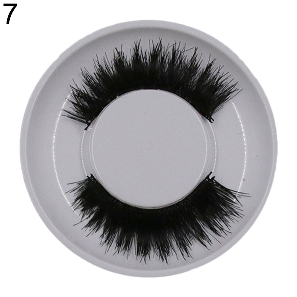 4Pcs Double Magnet False Eyelashes Women 3D Natural Long Soft Lashes Extension-7#