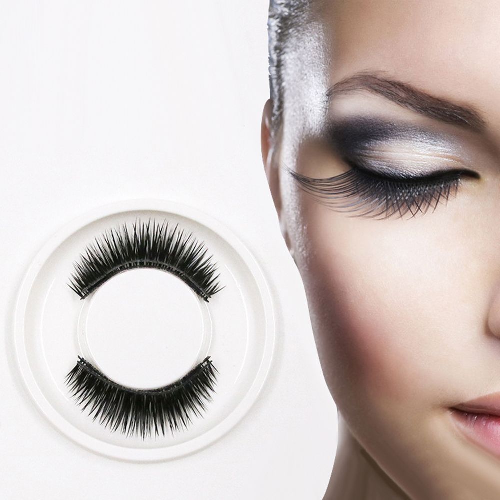 4Pcs Double Magnet False Eyelashes Women 3D Natural Long Soft Lashes Extension-7#