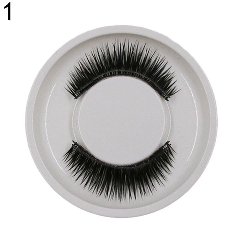 4Pcs Double Magnet False Eyelashes Women 3D Natural Long Soft Lashes Extension-7#