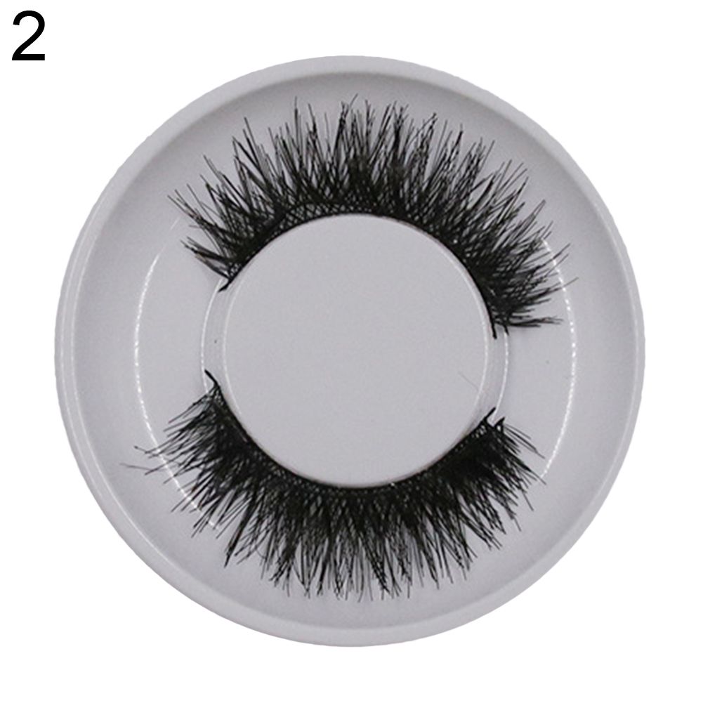 4Pcs Double Magnet False Eyelashes Women 3D Natural Long Soft Lashes Extension-7#
