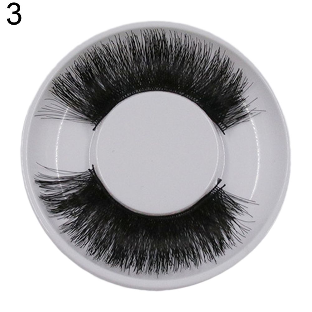 4Pcs Double Magnet False Eyelashes Women 3D Natural Long Soft Lashes Extension-7#