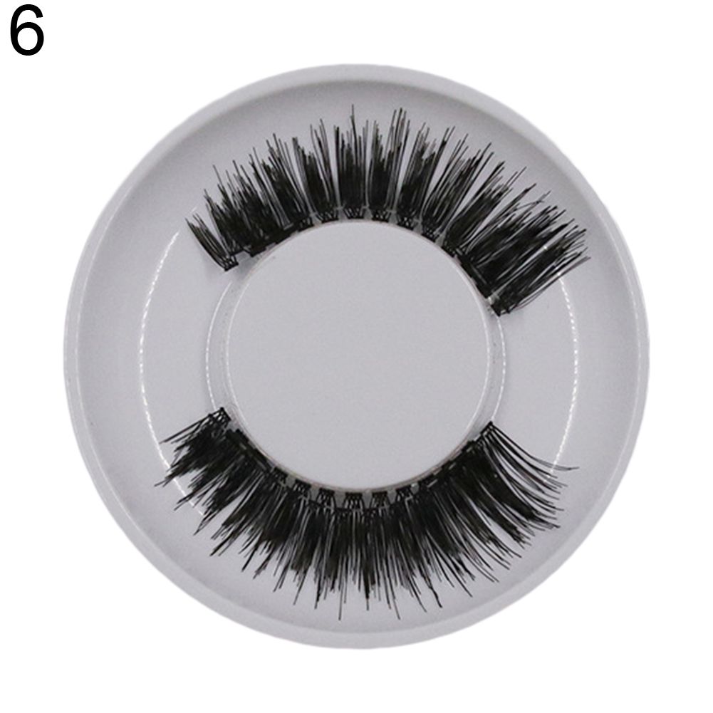 4Pcs Double Magnet False Eyelashes Women 3D Natural Long Soft Lashes Extension-7#