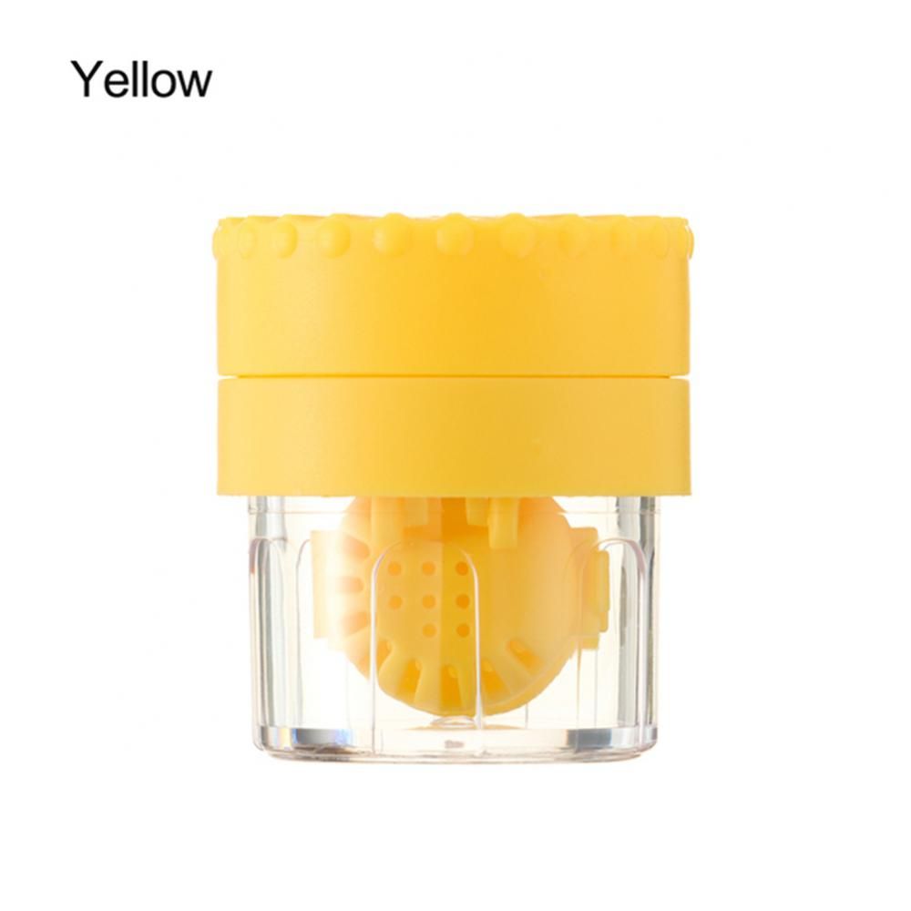 1PC Contact Lens Cleaner Case Manually Rotatable Glasses Lenses Container Clean Box Portable Travel Eyewear Storage Holder DOU