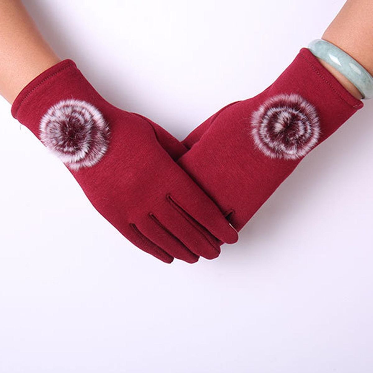 1 Pair Cycling Unisex Adults Sports Motorbike Bicycle Red