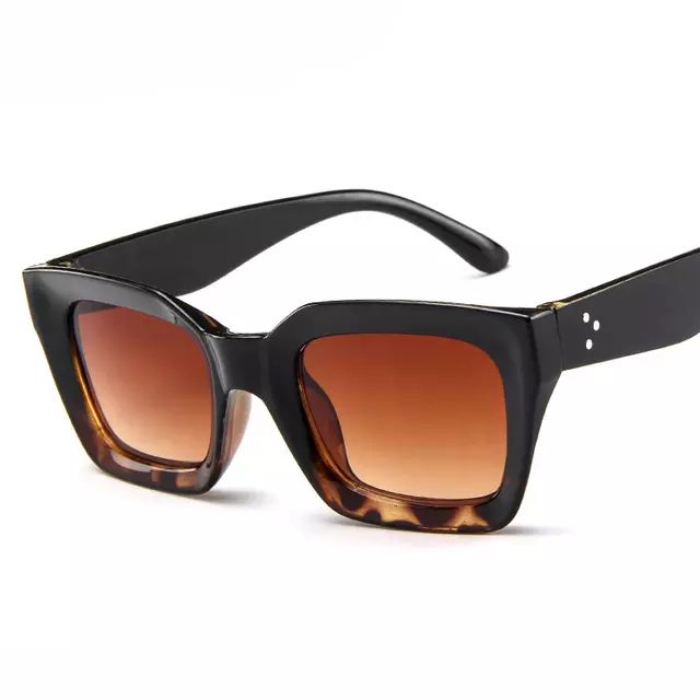 Square Trendy Polarized Designer Ladies Fashion Sunglasses FREE Case