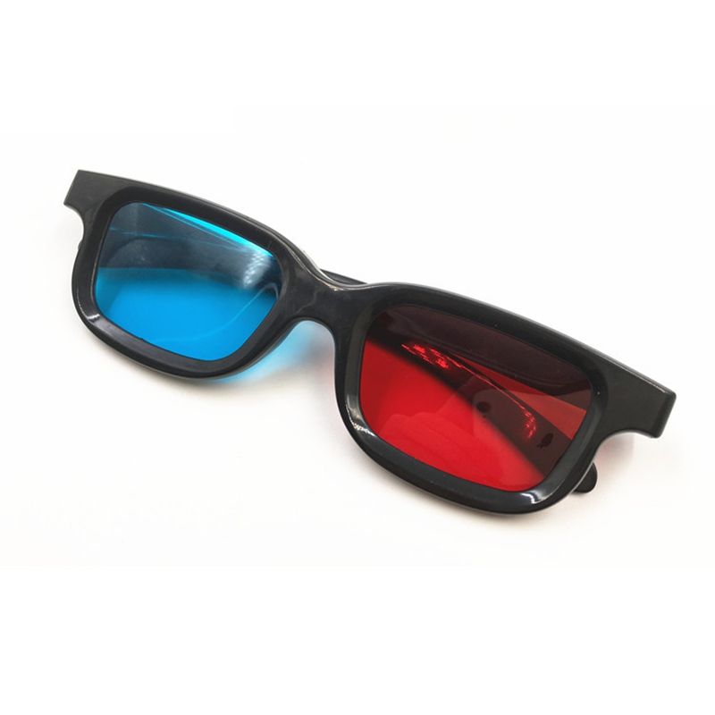 New Stereoscopic 3D Red And Blue Movie Glasses