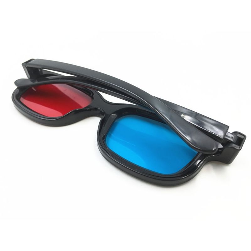 New Stereoscopic 3D Red And Blue Movie Glasses
