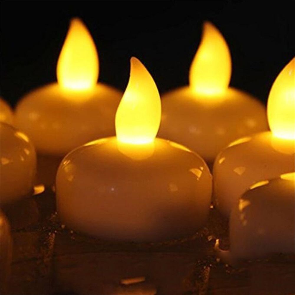 12pcs Float On Water Home Decor Floating-White