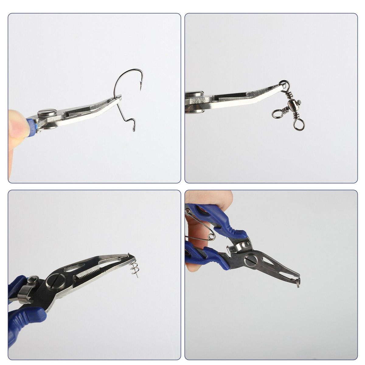 200x  Split Rings 5/6/7/8/9mm With Storage Box &  Pliers