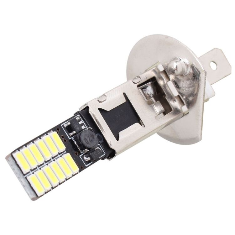 2 PCS H1 4.8W 24 LED SMD 4014 Car Clearance Lights Lamp