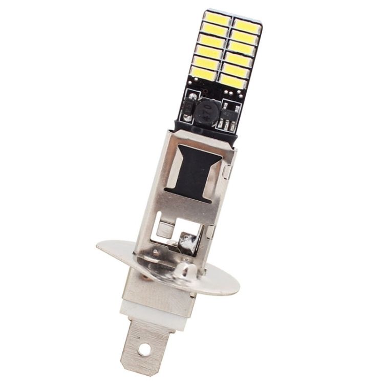 2 PCS H1 4.8W 24 LED SMD 4014 Car Clearance Lights Lamp