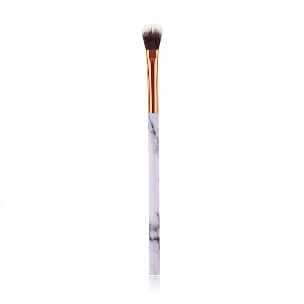 Marble Texture Makeup Brush Set Make Up Brushes Eyebrow Eye Brow Shadow Liner Lip Fan Beauty Cosmetic Tools 10pcs