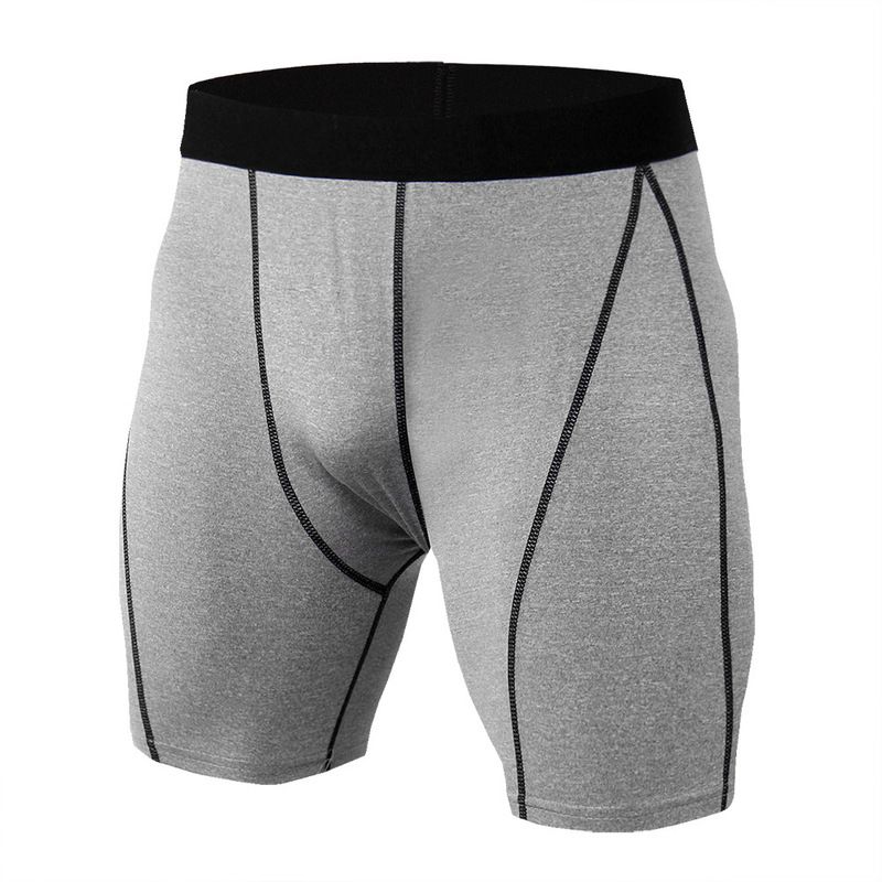 Summer Running Shorts Men Fitness Compression Shorts Joing Short Pants Quick Dry Underwear Trunks Male Sport Mens Shorts-green