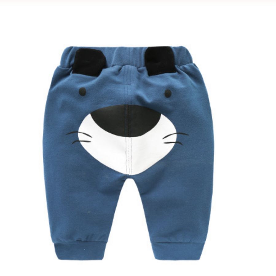 Infant Cartoon Harem Baby Boy Girl Animal Trousers 95%Cotton