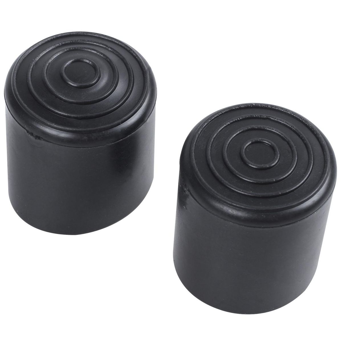 Rubber Furniture Crutch Feet Stool Chair Leg Tip Pad 4Pcs Black
