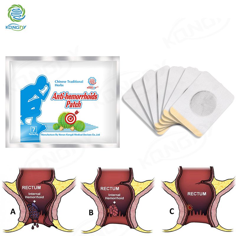 42PCS=6Bags Anti Hemorrhoid Patch Internal Or External Hemorrhoids Therapy Powerful Hemorrhoids