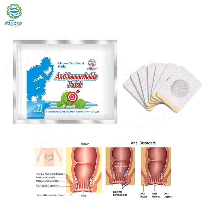42PCS=6Bags Anti Hemorrhoid Patch Internal Or External Hemorrhoids Therapy Powerful Hemorrhoids