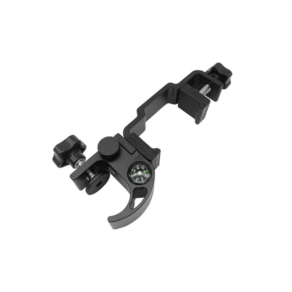Brand New Corrosion Resistant GNSS GPS Pole Clamp with Compass &Open Data Collector Cradle Pole Holder Mount