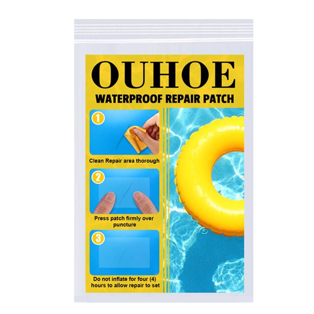 OUHOE 10Pcs Waterproof Leakproof Repair Patch Cuttable
