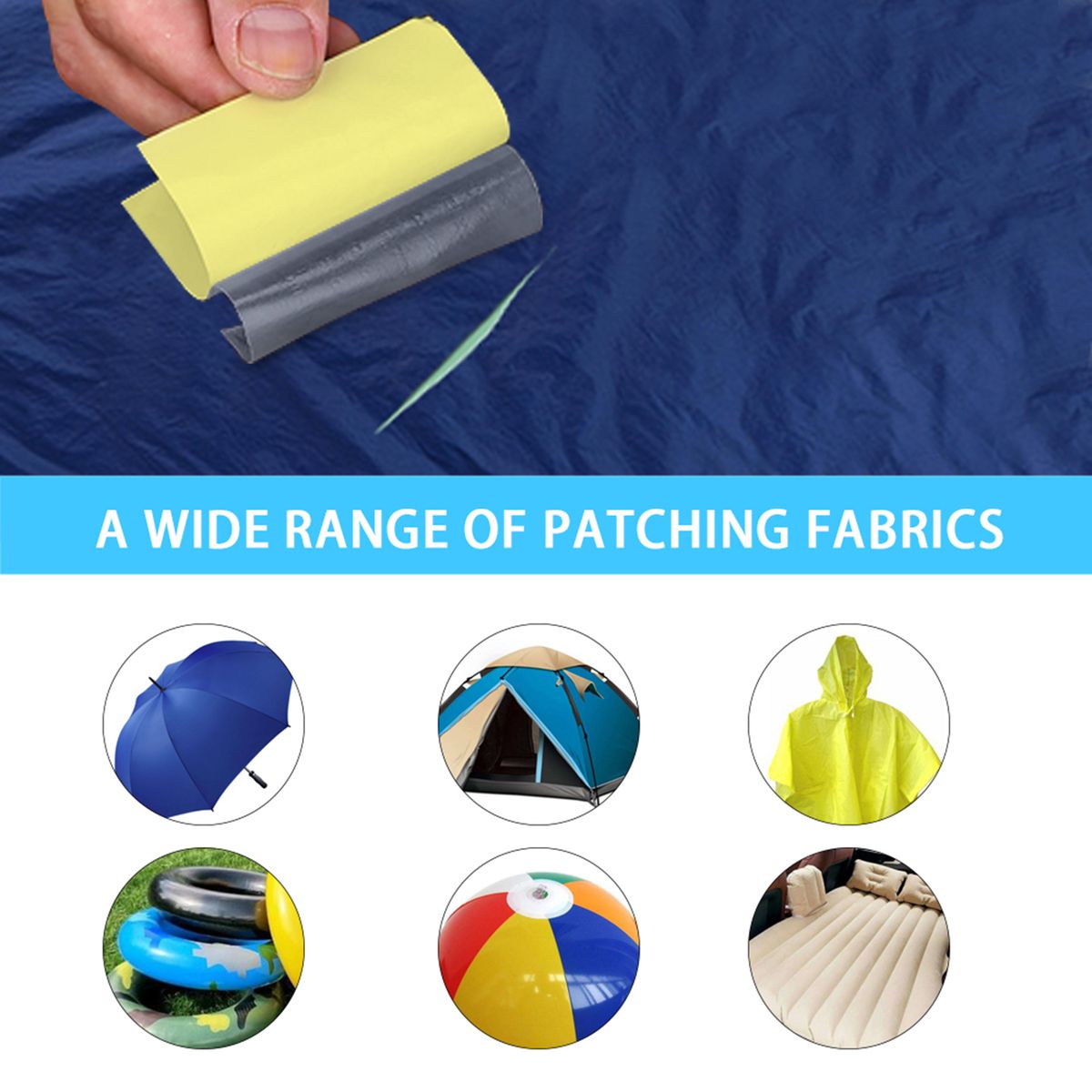 OUHOE 10Pcs Waterproof Leakproof Repair Patch Cuttable